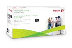 Xerox Zwarte toner cartridge. Gelijk aan Brother TN6600. Compatibel met Brother HL-1030, HL-1230/1240/1250/1270N, HL-1440/HL-1450/HL-1470N, MFC 8300/MFC 8500, MFC 9600/MFC 9700MFP
