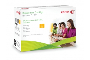 Xerox Gele toner cartridge. Gelijk aan HP C9732A. Compatibel met HP Colour LaserJet 5500, Colour LaserJet 5550