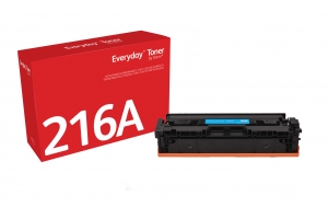 Everyday™ Cyaan Toner van Xerox is compatibel met HP 216A (W2411A), Standaard capaciteit