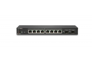 SonicWall SWS12-8 Managed L2 Gigabit Ethernet (10/100/1000) Zwart