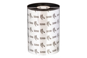 Zebra 3200 Wax-Resin thermal ribbon 450 m Zwart