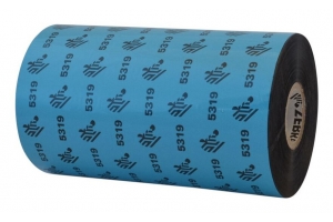 Zebra 5319 performance Wax thermal ribbon 450 m Zwart