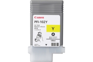 Canon PFI-102Y inktcartridge Origineel Geel