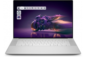DELL 16 Premium DA16250 Intel Core Ultra 9 285H Laptop 41,4 cm (16.3") Touchscreen 4K Ultra HD 32 GB LPDDR5x-SDRAM 1 TB SSD NVIDIA GeForce RTX 5050 Wi-Fi 7 (802.11be) Windows 11 Pro Engels Platina