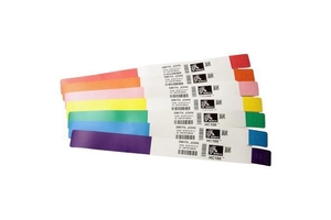 Zebra Z-Band UltraSoft Oranje, Wit Ziekenhuisarmband