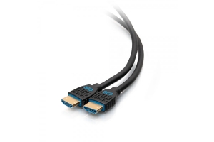 C2G Performance-serie ultraflexibele hogesnelheid HDMI-kabel van 0,3m- 4K 60Hz In de wand, CMG (FT4) gecertificeerd