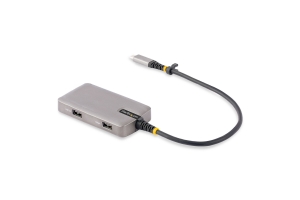 StarTech.com USB-C Multiport Adapter, 4K 60Hz HDMI w/HDR, 3-Port USB Hub, 100W Power Delivery Pass-Through, USB Type C Mini Docking Station, Windows/macOS/ChromeOS/iPadOS/Android