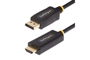StarTech.com 3m DisplayPort naar HDMI Adapter Kabel, 4K 60Hz met HDR, DP naar HDMI 2.0b, Actieve Video Converter, DisplayPort Desktop naar HDMI Monitor, DisplayPort HDMI kabel