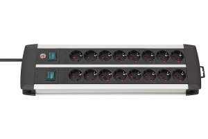 Brennenstuhl 1391000916 power uitbreiding 3 m 16 AC-uitgang(en) Binnen Zwart, Wit