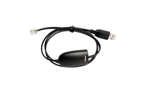 Jabra 14201-29 tussenstuk voor kabels RJ-9 USB A Zwart