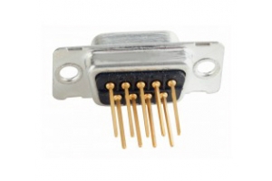 Conec 163A11169X kabel-connector D-SUB 9-pin Zwart, Zilver