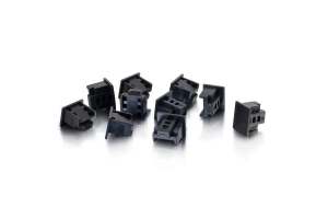 C2G 21999 electronic connector cap Acrylonitrielbutadieenstyreen (ABS) Zwart 10 stuk(s)