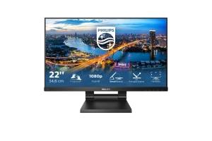 Philips B Line 222B1TC/00 computer monitor 54,6 cm (21.5") 1920 x 1080 Pixels Full HD LED Touchscreen Zwart