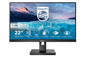 Philips S Line 222S1AE/00 computer monitor 54,6 cm (21.5") 1920 x 1080 Pixels Full HD LCD Zwart