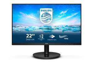 Philips V Line 222V8LA/00 computer monitor 54,6 cm (21.5") 1920 x 1080 Pixels Full HD LCD Zwart
