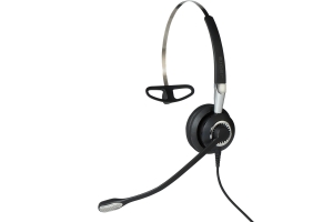 Jabra Biz 2400 II QD Mono UNC 3 in 1 Headset Bedraad Neckband, oorhaak, Hoofdband Kantoor/callcenter Zwart, Zilver