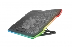 Trust GXT 1126 Aura laptop cooling pad 43,2 cm (17") 700 RPM Zwart