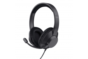 Trust Ayda Max Headset Bedraad Hoofdband Oproepen/muziek USB Type-C / USB Type-A Zwart