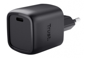 Trust Maxo GaN Oplader 30W - USB-C oplader – GaN-technologie – 30W vermogen – Zwart
