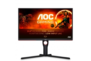 AOC G3 25G3ZM/BK computer monitor 62,2 cm (24.5") 1920 x 1080 Pixels Full HD Zwart, Rood