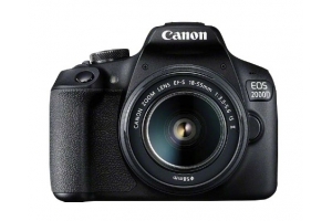Canon EOS 2000D BK 18-55 IS II EU26 SLR camerakit 24,1 MP CMOS 6000 x 4000 Pixels Zwart
