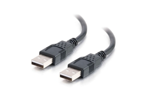 C2G 2m USB 2.0 A mannelijk naar A mannelijke kabel – Zwart