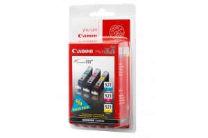 Canon CLI-521 C/M/Y inktcartridge 3 stuk(s) Origineel Cyaan, Magenta, Geel