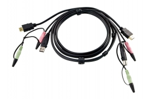 ATEN 1.8M USB HDMI KVM Kabel met Geluid