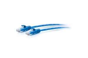 C2G 1.2m Cat6a Snagless Unshielded (UTP) Slim Ethernet Patchkabel - Blauw
