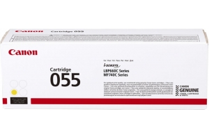 Canon 055 tonercartridge 1 stuk(s) Origineel Geel