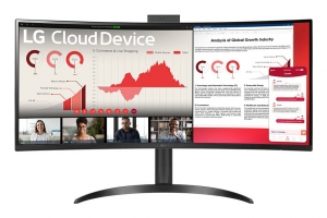 LG 34CR651W-BP Intel® Pentium® Silver N6005 86,4 cm (34") 3440 x 1440 Pixels All-in-One thin client 8 GB DDR4-SDRAM 256 GB SSD Windows 10 IoT Enterprise LTSC Wi-Fi 6 (802.11ax) Zwart
