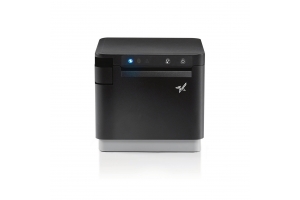 Star Micronics mC-Print3, Thermal, 3in, Cutter, Ethernet (LAN), USB, CloudPRNT, Black, EU & UK, PS60C Power Supply included Bedraad en draadloos Direct thermisch POS-printer
