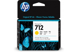 HP 712 29 ml inktcartridge voor DesignJet, geel