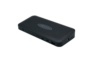 Origin Storage 40AU0065UK-OS laptop dock & poortreplicator Docking USB 3.2 Gen 1 (3.1 Gen 1) Type-C Zwart