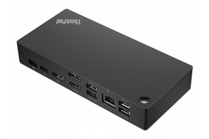 Lenovo 40AY0090IT laptop dock & poortreplicator Bedraad USB 3.2 Gen 1 (3.1 Gen 1) Type-C Zwart