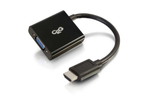 C2G HDMI® mannelijk naar VGA vrouwelijke adapter-converterdongle