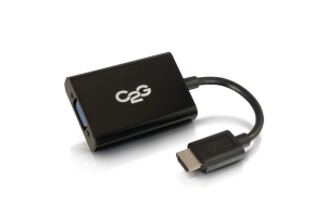 C2G 41351 video kabel adapter 0,2032 m HDMI VGA (D-Sub) Zwart