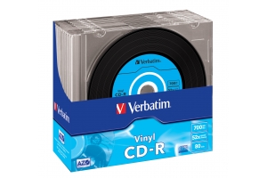 Verbatim CD-R AZO Data Vinyl 700 MB 10 stuk(s)