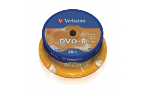 Verbatim 43667 4,7 GB DVD-R 25 stuk(s)