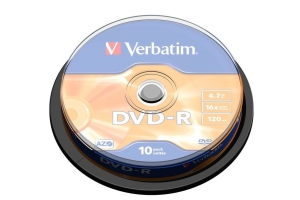 Verbatim DVD-R Matt Silver 4,7 GB 10 stuk(s)