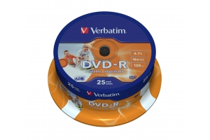 Verbatim 43538 lege dvd 4,7 GB DVD-R 25 stuk(s)