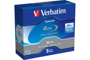 Verbatim DataLife 6x BD-R 25 GB 5 stuk(s)