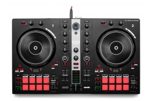Hercules INPULSE 300 MK2 Vinyl-scratcher Zwart, Rood