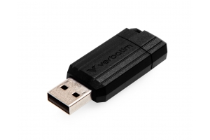 Verbatim PinStripe - USB-Stick16 GB - Zwart