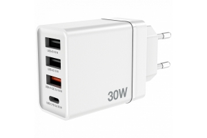 Verbatim 49701 oplader voor mobiele apparatuur Universeel Wit AC Snel opladen Binnen