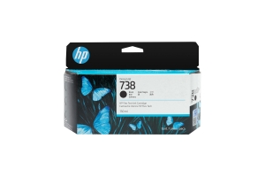 HP 738 130 ml zwarte inktcartridge voor DesignJet