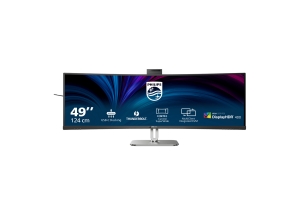 Philips 49B2U6903CH/00 computer monitor 124,5 cm (49") 5120 x 1440 Pixels Dual QHD LCD Grijs