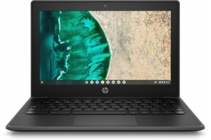 HP Fortis G9 Q Qualcomm Snapdragon 7c Chromebook 29,5 cm (11.6") HD 8 GB LPDDR4x-SDRAM 64 GB eMMC Wi-Fi 5 (802.11ac) ChromeOS Zwart