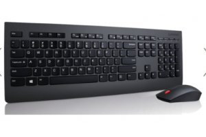 Lenovo 4X30H56796 toetsenbord Inclusief muis RF Draadloos QWERTY Amerikaans Engels Zwart