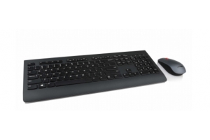 Lenovo 4X30H56824 toetsenbord Inclusief muis Universeel RF Draadloos QWERTY Fins, Zweeds Zwart